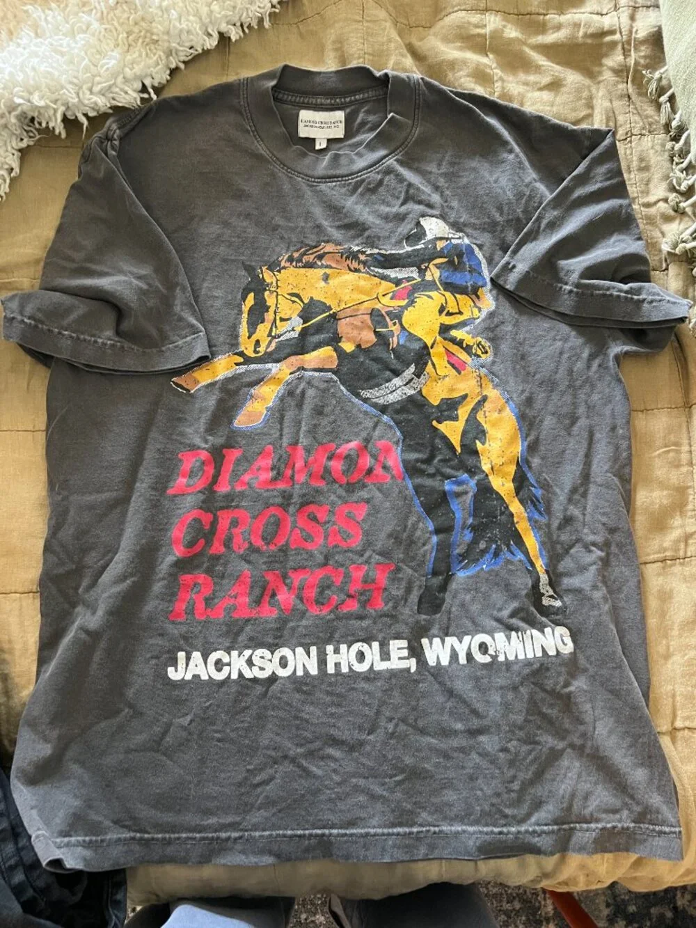 Diamond Cross Ranch Wild One Tshirt Size L - Picture 2 of 3